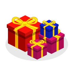 isometric Christmas set