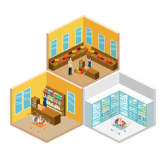 isometric shop