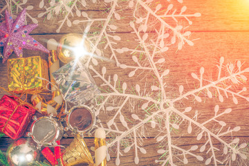 Christmas background vintage color