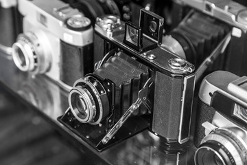 Vintage film cameras