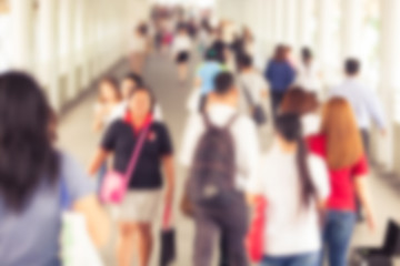 blurry background of manAbstract blurry background of many peopl