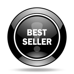 best seller black glossy icon