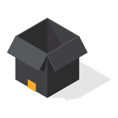 Move service box vector illustration