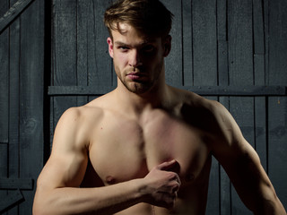 Obraz premium Sexy young man