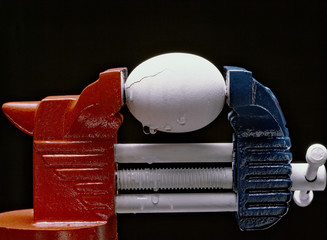 a concept of someone's lies starting to show in the cracks