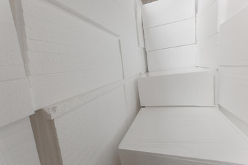Fototapeta premium Polystyrene insulation boards