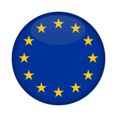 Blank Euro Flag button