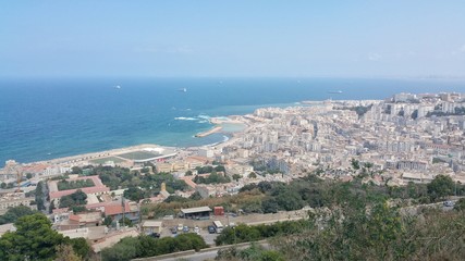 Vue d'Alger (Algérie)