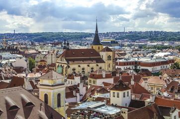 panorama of Prague