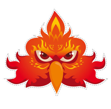  phoenix mask  vector