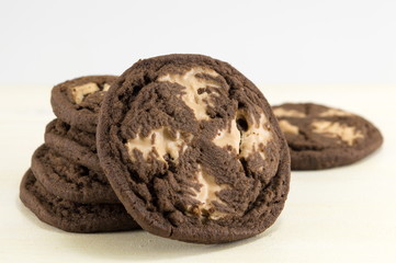 Chocolate chip brown cookies