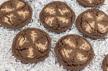 Chocolate chip brown cookies