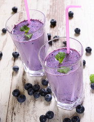 Blueberries drink