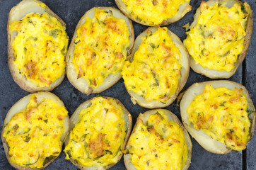 baked stuffed potatoes
