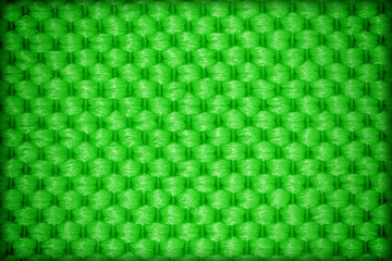 Green fiber textile background