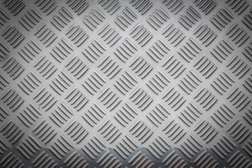 Steel list with rhombus shapes background texture.