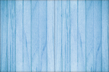 Wooden wall texture background, blue color