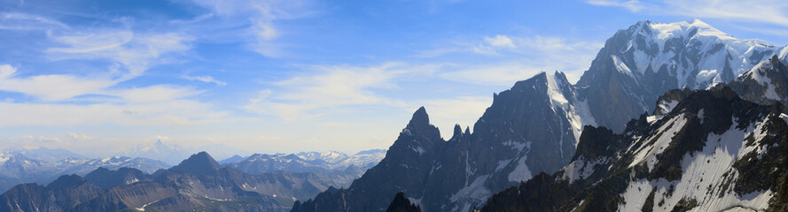 Mont Blanc panorama