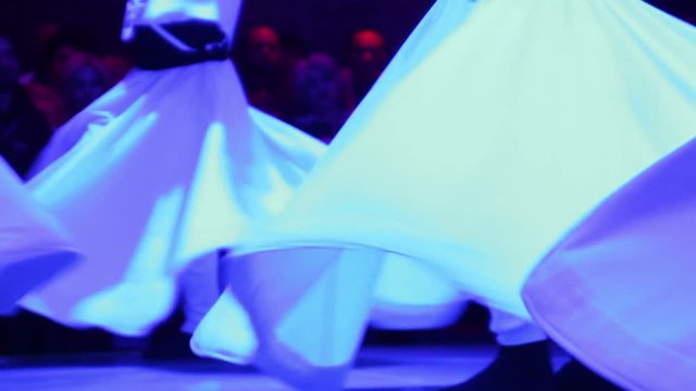 sema ceremony of sufi dervish dancers