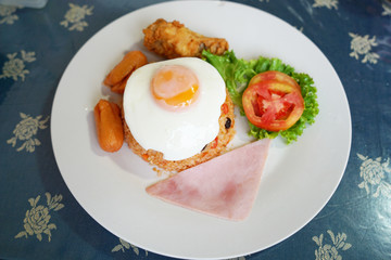 american fried rice