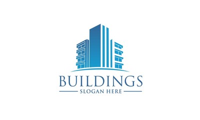 Fototapeta premium Buildings Real Estate Logo