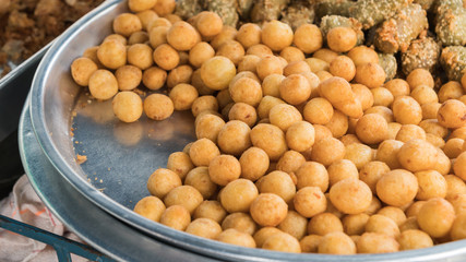 Candy has a nickname called turtle eggs or quail eggs as snacks