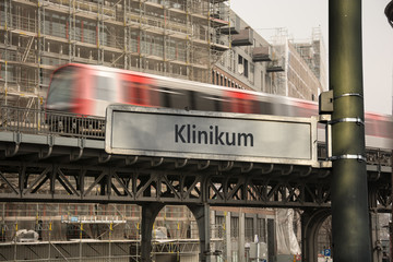 Schild 70 - Klinikum