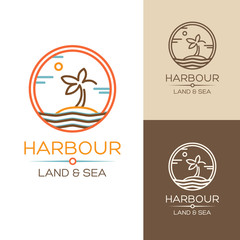 Harbour. Land and Sea.