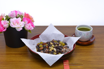 和菓子　甘納豆/伝統的技法で作られる和菓子です