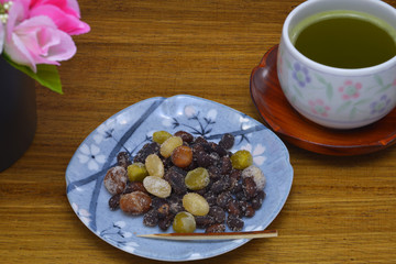 和菓子　甘納豆/伝統的技法で作られる和菓子です