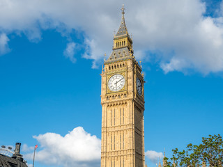 Big ben clock tower in London