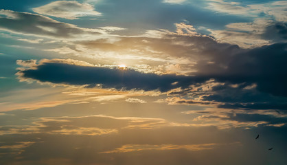 Obraz premium clouds in the blue sky