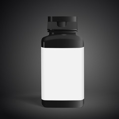 blank medicine bottle
