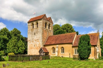 Fototapeta na wymiar Parish church, Fingest, Buckinghamshire, England