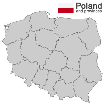 country Poland and voivodeships