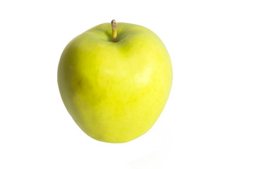 Isolated Green apple on a white background