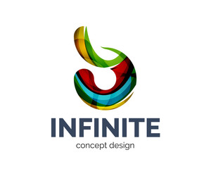 Infinite logo business branding icon