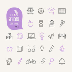 The set of symbols of the training.