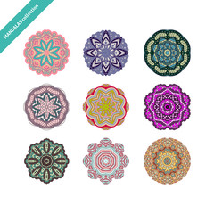 Mandalas collection. Decorative element.