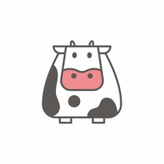 Milk logo icon vector
