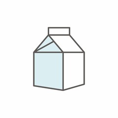 Milk logo icon vector