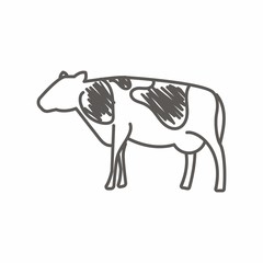 Milk logo icon vector