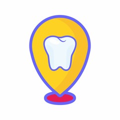 Dentist Dental Tooth vector logo icon