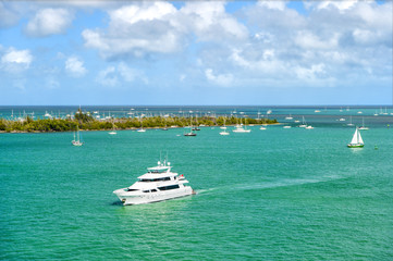 Fototapeta na wymiar Yachts in Key West