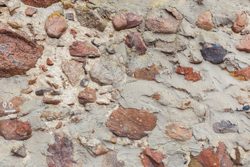 Paving blocks made of asymmetrical stone