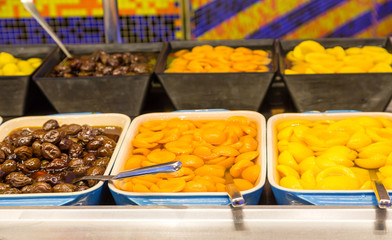 Prunes Peaches and Apples