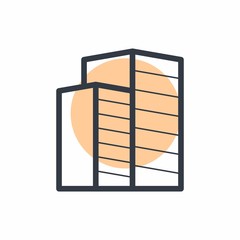Property Real Estate logo icon vector