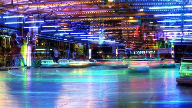 dodgem car's at a carnival