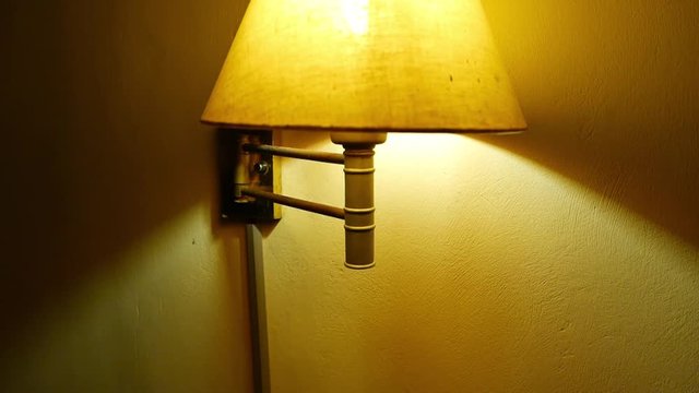 The moth flies into the light and fired on the lamp. This video can be used as a metaphor for psychological problems or negative situations occurred for psychological support.