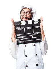 crazy chef happy expression